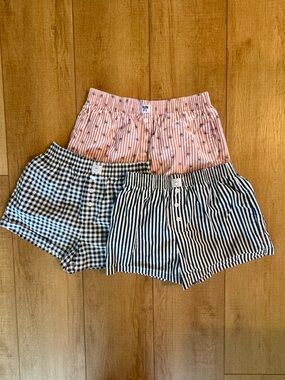 Happily Grey Boxer Shorts Bundle (3) Size M 100% Cotton